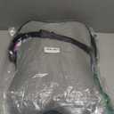 Lumbar Support Pillow for Office Chair Car, Gaming Chair Lower Back Pain Relief Memory Foam Cushion with 3D Soft Cover Enhance Your Driving Comfort Ergonomic Orthopedic Car Back Rest,Stocking Stuffers (Black & Grey-17'*20'*5')