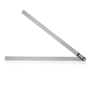 Delgada 20 inch/500mm Digital Protractor Stainless Steel Digital Display Angle Ruler Digital Angle Measuring Finder Tool for Woodworking
