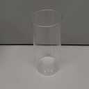 FixtureDisplays Clear Acrylic Tube 2" (Nominal) Diameter (1.9685" Exact Outside dim) x 6" Long, 5/64" (2mm) Wall Open Ended 15137-6"-1PK-NF