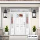 Darkaway Outdoor Lights Fixtures Wall Mount, Extra Large 26inch Outdoor Wall Sconce Lights with Water Ripple Glass for House Front Porch Patio Garage E12 Bulb Base