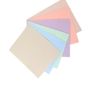 4 pcs Macaron Color Folder File Folders Double Pocket Folders Business Card Holder Folders Business Folder Plastic Document Organizer Plastic File Organizer Document Folder Pp