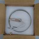 1 Light Semi Flush Mount Ceiling Light, Brushed Nickel Ceiling Light Fixtures, Modern Light Fixtures Ceiling Mount, Ceiling Lights with Glass Shade for Hallway Kitchen Foyer Porch Bedroom-1pack