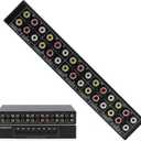 CHUNGHOP 8 in 2 Out 8 Way Composite AV Switcher 3 RCA Video L/R Audio Switch Box Selector 8 in 1 Out 8x2 HDTV LCD DVD STB Game Consoles (8 in 2 Out)