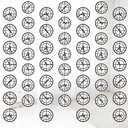 Xinnun Wonderland Tea Party Decorations Curious Clock Garlands Banners Princess Theme Banner Cutouts Ribbon Streamers for Wonderland Birthday Baby Shower Garden Tea Wedding Party Decor Supplies