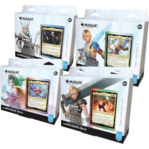 Magic: The Gathering - Final Fantasy Collectors Edition Commander Deck Bundle - Includes All 4 Surge Foil Decks