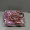 Soulchen 10 Pcs 4.9 Inch Valentine Heart Tree Ornaments Large Red and Pink Glittery Heart Foam Wall Decoration 3D Glitter Love Romantic Valentines Tree Hanging Decorations(Glitter)