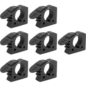 Rubber Clamp Mounting Kit Quick-release Shovel Holder for 1-1/5 to 1-1/2 Diameter Tools, Install on UTV, ATV, Truck Trailer, RV