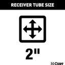 Curt Manufacturing 31180 Front Mount Receiver
