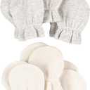 Simple Joys by Carter's unisex-baby 6-pack Mittens (Newborn, Cream Heather)
