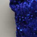 GRACE KARIN Sequin Dress for Women Sleeveless Sparkly Glitter Halter Dress Bodycon Mini Club Dresses 2025 (Large, Royal Blue)