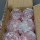 12 Pcs 13oz Reusable Plastic Wine Glasses, Detachable Wine Glasses with Stem, Unbreakable Champagne Flutes, Crystal Pink Goblet for Christmas Party Bar Restaurants Wedding Toasting (Pink)