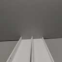 White Floating Shelves for Wall Decor, Wall Mounted Wood Storage Shelf for Bedroom, Living Room, Bathroom, Kitchen, Nursery, Display Picture Ledge Shelf with Lip Set of 2-14 Inches, White (13.6in)