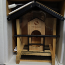 TT Nature Bird Feeder with Camera, Upgraded 1.5L Smart Birdhouse Al Identify for 10000 Plus Species, Auto Capture & Real-time Notifications, Ideal Gift for Bird Lovers (Iron Roof)