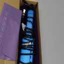 2-in-1 Hair Straightener & Curler, 2 Inch Plate, 8.5" Extra-Large Ceramic Iron with 20M Anions (Purple)