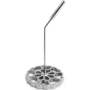 Bunuelos Mold with Handle X-Large (5.7 in Cast Aluminum) - Molde para Buuelos de Viento Mexicanos - Buuelos de Viento Moldes - Bunuelo Mold Mexican Cookware - Rosette Iron Set with Handle