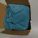 MIULEE Teal Couch Pillow Covers 20x20 Inch, Set of 2 Soft Chenille Decorative Square Throw Pillow Covers Farmhouse for Sofa Living Room Bed