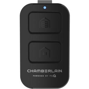 Chamberlain Genuine Universal myQ 2Button Garage Door Remote Compact Universal Remote, Long Range Performance, Works with Chamberlain, LiftMaster & Craftsman and Most Other Garage Door openers