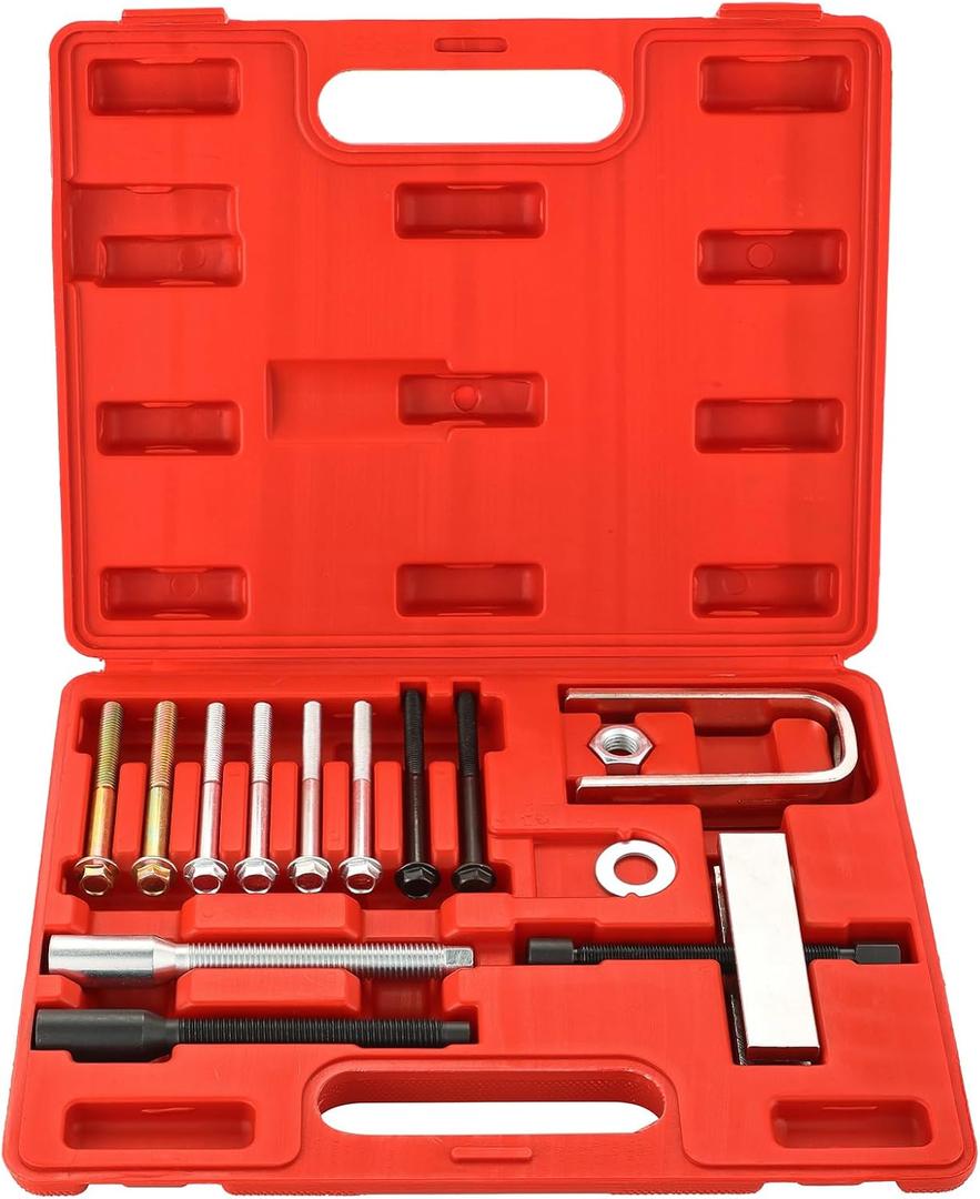 Automotive Steering Wheel Puller Compressor Remover Set | Professional Grade Automotive Steering Wheel Repair Kit, Lock Plate Removal Tool Kit for Cars, SUVs, and Trucks