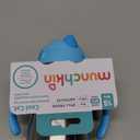 Munchkin Cool Cat Sippy Cup with Straw for Toddlers, Stainless Steel Straw Cup, 8 Ounce, Blue