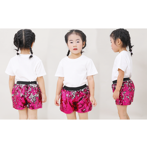 CHENBAO Girls Shorts Flip Sequin Sparkle Short Pants Kids Birthday Party Shorts Summer Dance Concert Halloween Clothes 6 years