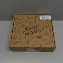 Avezano 96 pcs Fall Baby Shower Decorations Pumpkin Bow Plates and Napkins Disposable Tableware Set Watercolor Floral Little Pumpkin Baby Shower Decorations, Serves 24