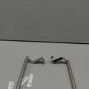 Stainless Steel Over Door Towel Rack Bar Holders for Universal Fit on Over Cabinet Cupboard Doors 2 Pack (Sliver)