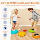 Gentle Monster baby toy Stepping Stones for Kids 5PCS (Colorful)