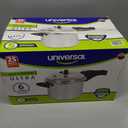 Universal Ultra 6.3 Quart Pressure Cooker, Anti-Rust Aluminum Stovetop Pressure Cooker with 5-Layer Safety System, Heat-Resistant Handles, Dishwasher Safe, Family Size