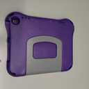 Case for TCL Tab 8V/Tab 8 LE/Tab 8 Plus/Tab 8 WiFi/Tab 8 SE (9137W, 9132X, 9138S, 6048E, 91232X1) - Shockproof Lightweight Protective EVA Kids Kickstand Cover Case + 1 Stylus (Purple)