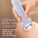 Philips Epilator Series 8000 - Cordless Wet and Dry Electric Epilator, Hair Removal for Legs and Body, with ProGuide, 3 Accessories, 60 min. Runtime, Model BRE708/00