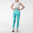 4 Pack Girls Printed Leggings Soft Yoga Pants Kids Tie-Dye Leggings (6-7 Years, Multicolor 2)