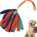 wodoca Interactive Dog Toys, Dog Rope Toys for Aggressive Chewers -Tough Rope Tug of War Dog Toys, Dog Tug Toy for Boredom for Small Medium Puppy Interacting Games (Orange)