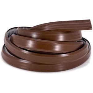 InstaTrim Self-Adhesive Flexible Trim - 10ft Dark Brown 3/4" Wide Caulk Strip - Many Uses Including Caulking for Bathtubs, Sinks, Counters, Tile, Floors - Made in USA