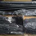 Sports Barrier Net,Sports Net,Barricade Backstop Net,Perfect for Baseball,Softball,Soccer, Basketball,Lacrosse, Style: 12X9Ft-Black