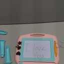 Toys for 3 Year Old Girls, Magnetic Drawing Board Toddler Toys for Girls Boys, A Etch Erasable Doodle Board Kids Toy with 1 Pen Sketch Boards, Easter Birthday Gifts for 3 Year Old Girl Learning Toy (Pink)