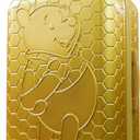 FUL Disney Winnie The Pooh Rolling Luggage, Hardshell Suitcase, 360 Degree Spinner Wheels, Gold, 30 Inch