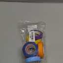 Hutou 8 Rolls Colored Masking Tape Rainbow Colors Painters Tape Colorful Craft Art Paper Tape Labeling Arts Crafts Decorative Coding Decoration Supplies, 0.6 Inch x 16 Yard, 8 Colors (Bright)