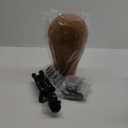 EERYA Wig Stand - 22 Inch Brown Wig Head Stand with Mannequin Head, Tripod for Styling, Displaying Wigs