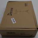 Projector Stand Tripod Adjustable, Laptop Height from 23.5 to 46.5 inches with Gooseneck Phone Holder, Floor for Office, Home, Stage, Studio, DJ Racks Holder Mount, 23.5inch-46.5inch (Black)