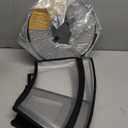 Sponge Core Dog Cat Cone Collar for After Surgery Recovery, Inflatable Dog Cone Alternative, Lainergie Dogs Donut Collar Adjustable with 2PCS Cover for Large Medium Small Dogs Cats (Grey+Yellow, XXL) (XXL (Neck: 18"-23"))