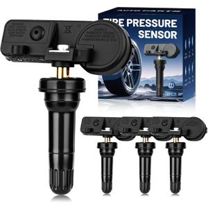 4Pcs TPMS Tire Pressure Sensor DE8T-1A180-AA fit for Ford F150 F250 F350 Explorer Focus Fusion Mustang Taurus 315MHz Tire Pressure Monitoring Sensor DE8T-1A150-AA,9L3T-1A180-BB 9L3Z-1A189-A