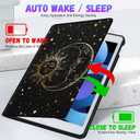for iPad 5th/6th Generation Case, for Apple iPad Air 1st/2nd Gen, for iPad Pro 9.7 Inch Case Cute Kids Women Girls Folio Sun Moon Cool Aesthetic Design Cover for iPad 5/6, Air 1/2, Pro 9.7