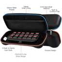 ivoler Carrying Case for Nintendo Switch 2 Model(2025), Portable Hard Shell Pouch Carrying Travel Game Bag for Nintendo Switch 2 Accessories Holds 12 Game Cartridge (Black)