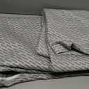 Subrtex Cover for Mattress Topper Queen Size 2 Inch (Only Cover) Mattress Topper Protector Bedding Removable Encasement with Zipper Closure (Gray)