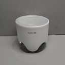 5 inch Orchid Pots with Holes for Repotting with Excellent Airflow, Set of 2, Double Layer Plastic Imitate Ceramic Orchid Planter, Clear Orchid Pot Match Decorative Orchid Container