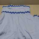 Women Summer Dresses 2026 Spaghetti Straps Sleeveless Smocked Rickrack Trim Boho Flowy Loose A-Line Midi Dress, XL