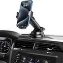Qifutan Dash Mounted Phone Holders for Your Car Dash Phone Mount for Car Dashboard Air Vent Multi-Mount 3 in 1 Vehicle Windshield Holder Compatible Multi-Device Clip Desk Mount