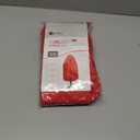 Upright Christmas Tree Storage Bag - Fits 7 Ft Artificial Xmas & Topiary Tree, Vertical Holiday Cover, Durable, Dustproof & Easy-Use Xmas Storage, Red