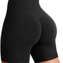 YEOREO Workout Leggings Womens No Front Seam Straight Leggings 31.5" Thin Fleece High Waist Buttery Eddiy Gym Yoga Pants Black S