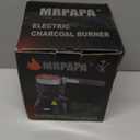 MRPAPA Electric Charcoal Starter, Electric Stove ETL Approved Durable Multipurpose Electric Stove,Overheat Protection Coconut Coals Burner